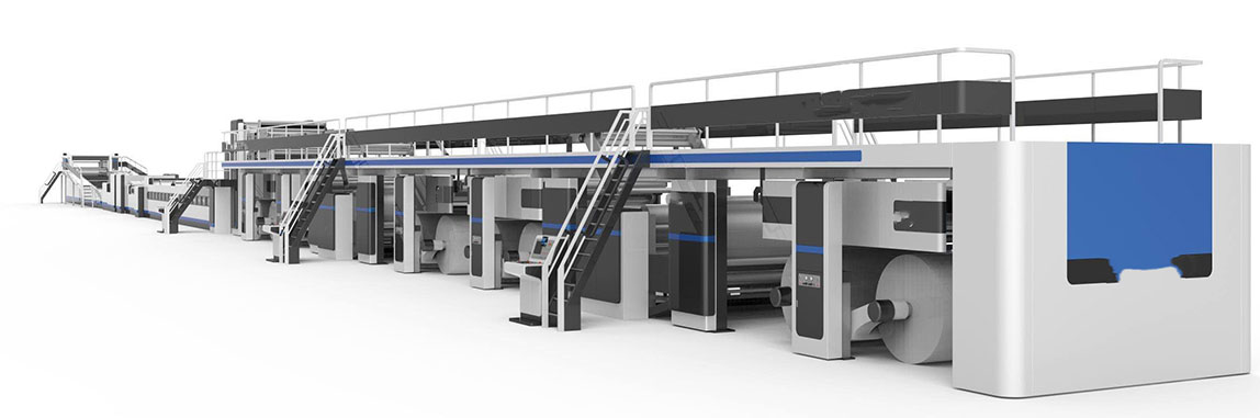 Linea di produzione di cartone ondulato